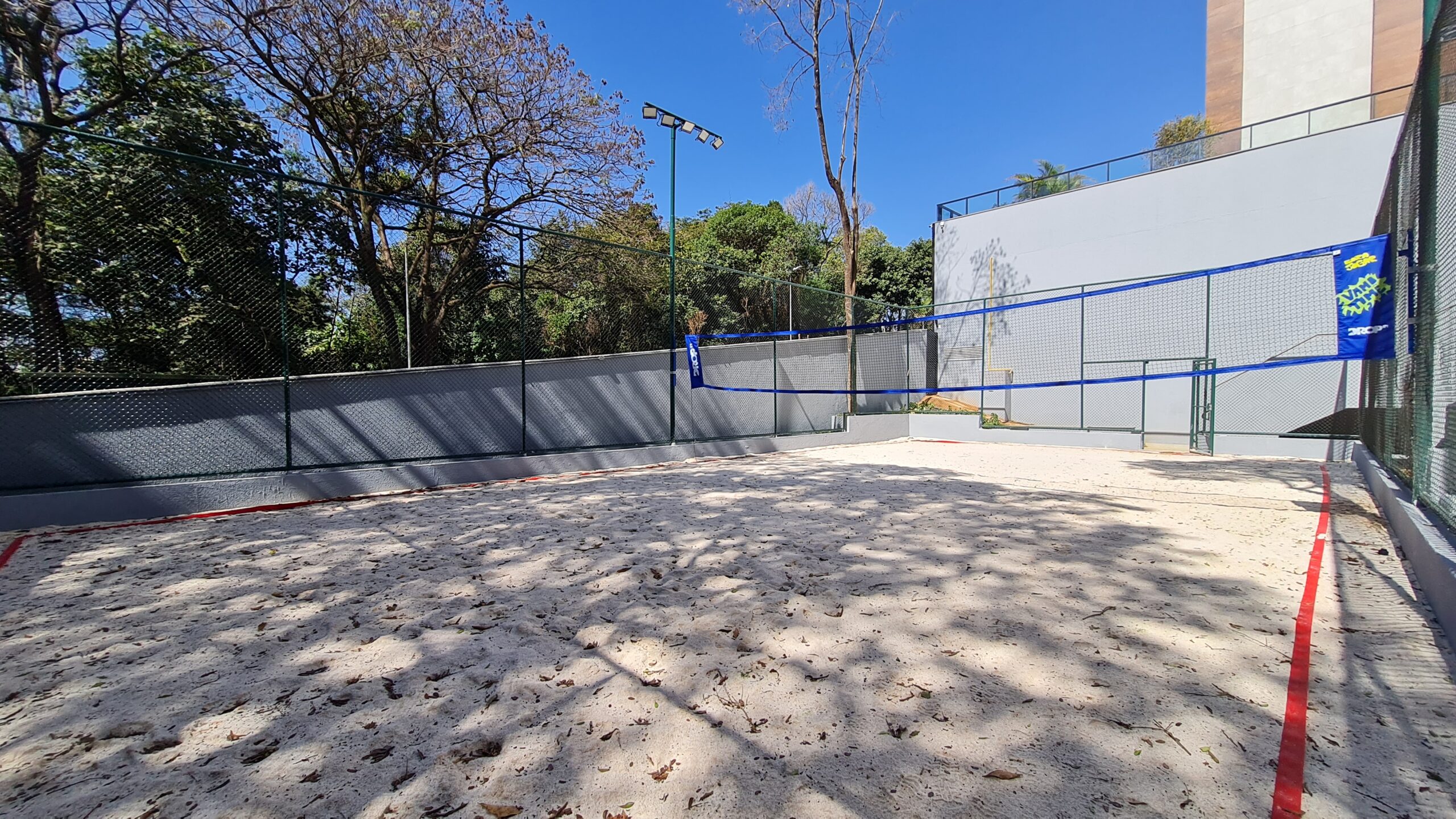 quadra de beach tenis