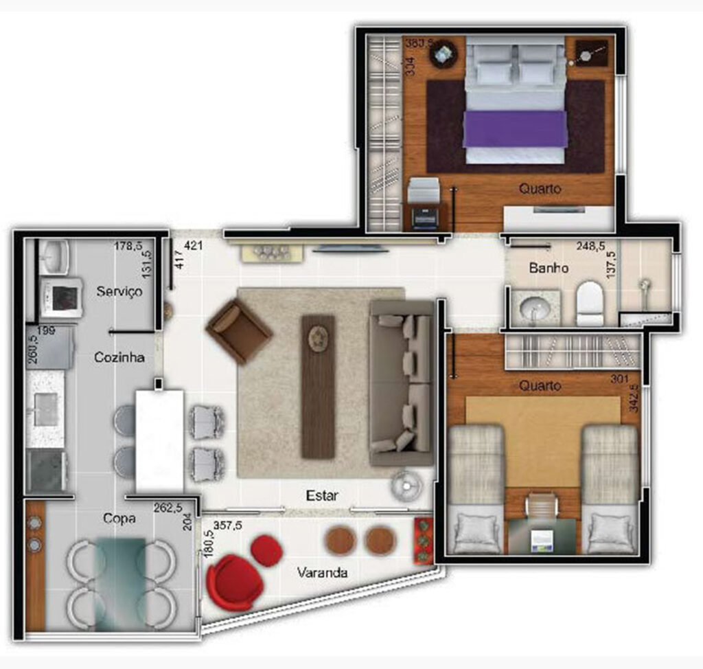 studio 1 quarto no vila da serra roscoe imoveis