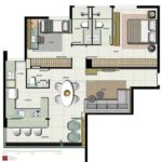 planta 2 suites soho square vila da serra