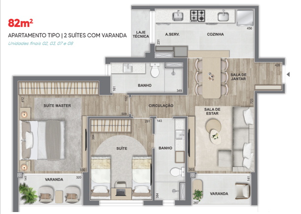 lançamento 2 quartos