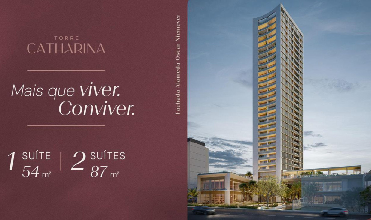 torre catharina av alameda oscar niemeyer vila da serra