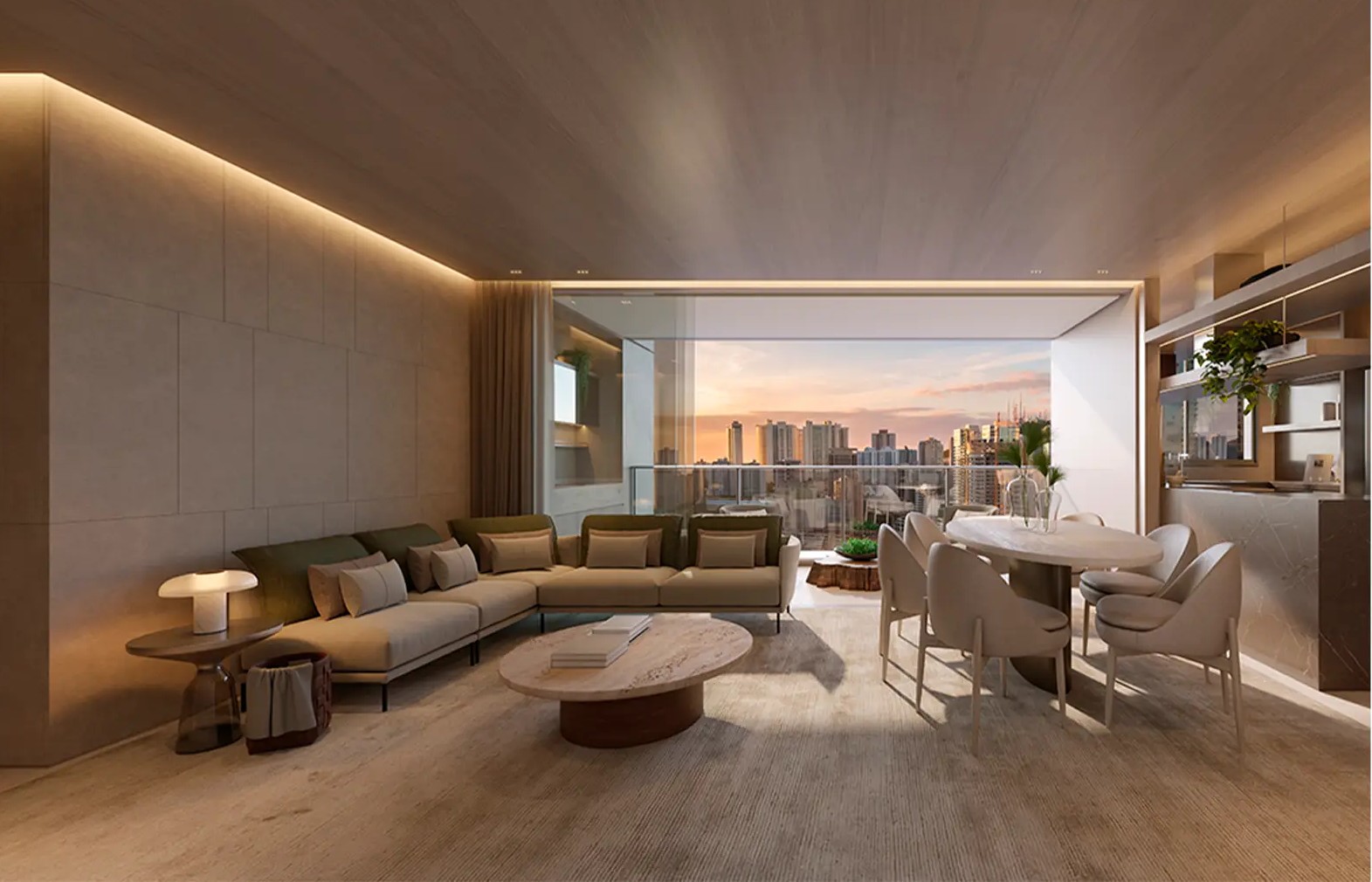 apartamento no vila da serra na planta