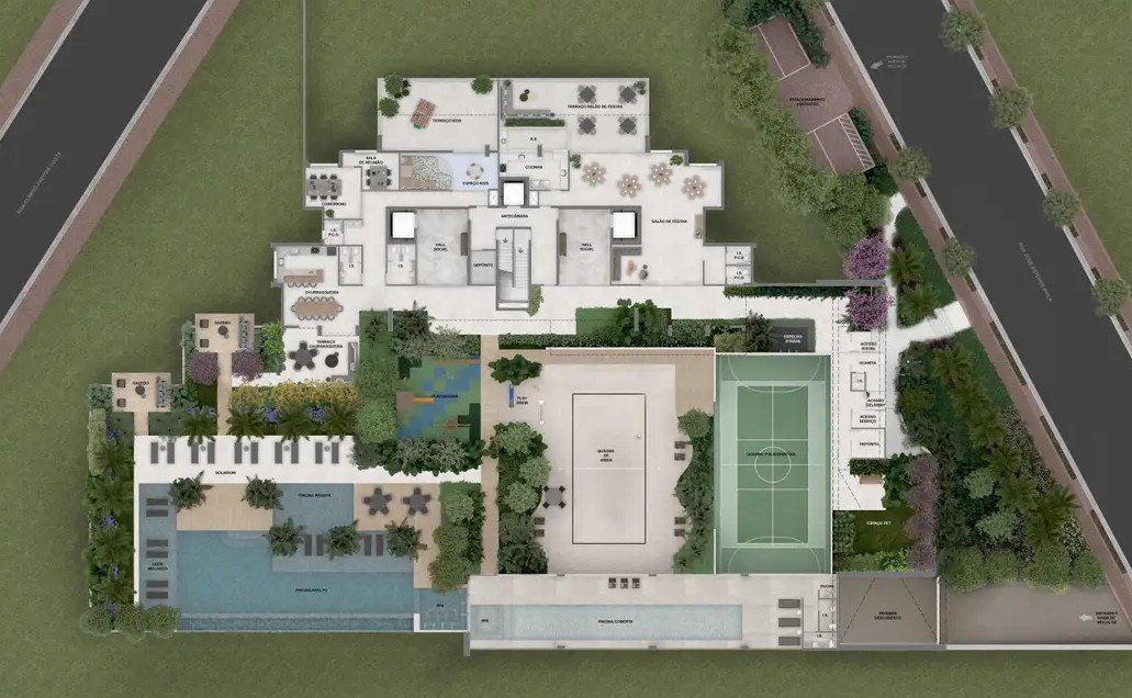 lançamento com lazer completo