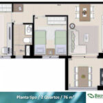 planta nouveau 2 qtos vila da serra