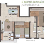 uptown 2 quartos com suite