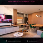 apartamento 2 quartos novo