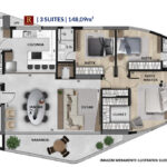 Apartamento de alto padrão com 3 suítes no Vale do Sereno